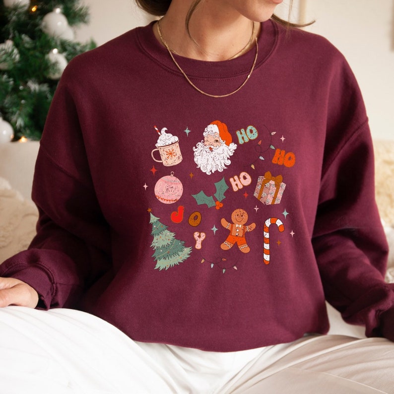 Christmas Cottagecore Sweatshirt, Christmas Treats Pullover