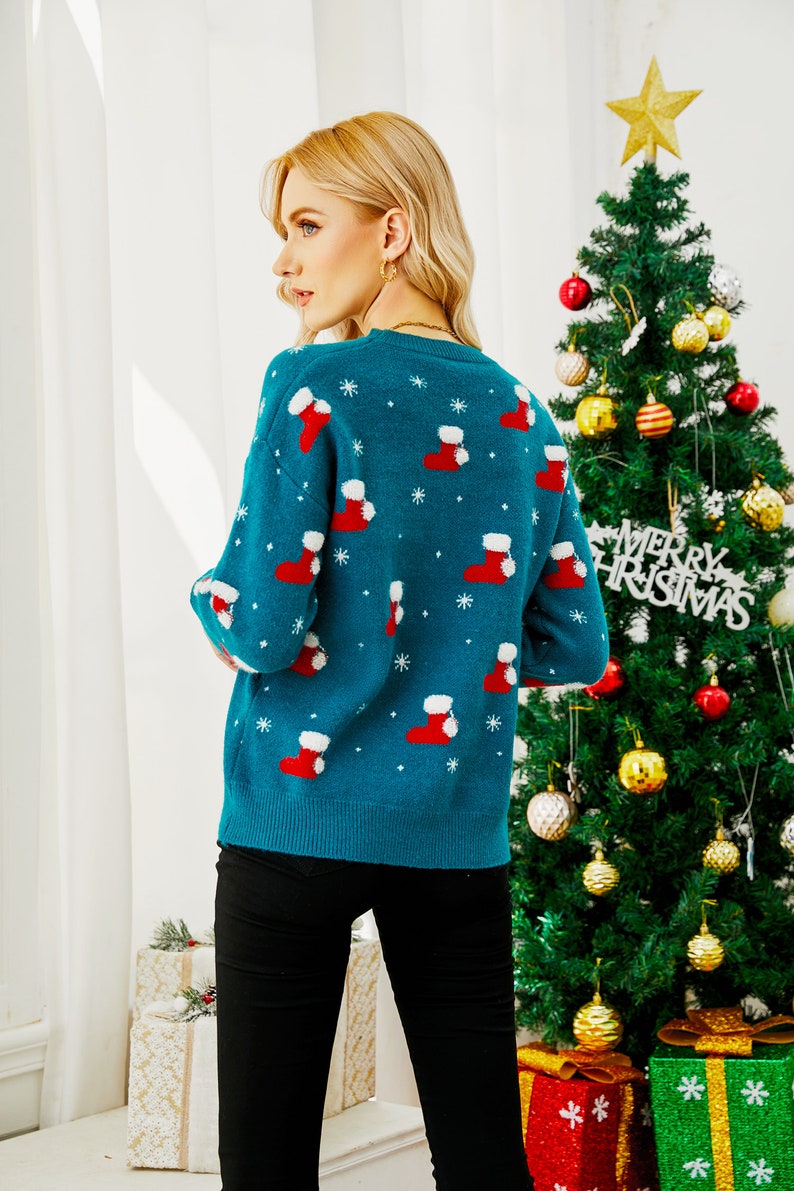 Christmas Crewneck Sweater, Cute Pullover