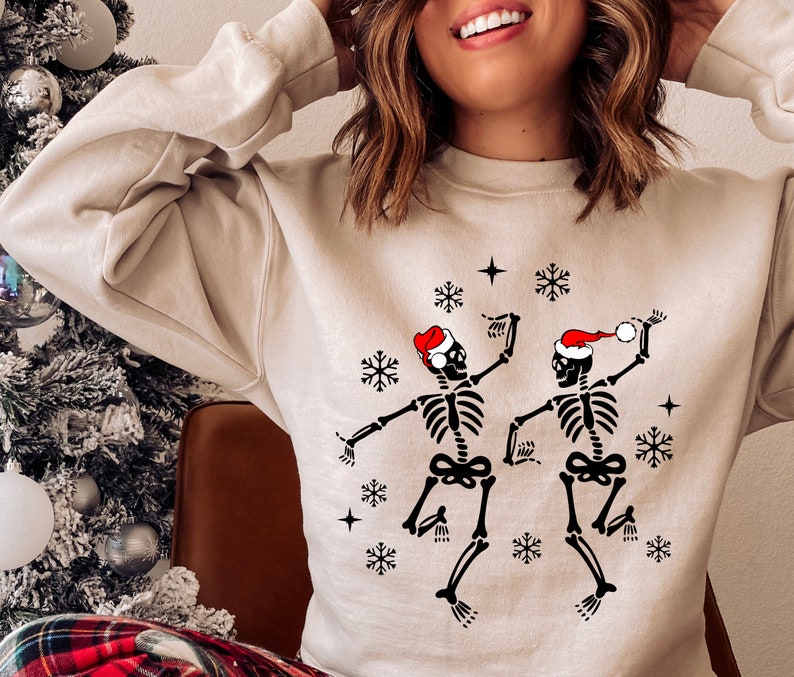 Christmas Dancing Skeleton