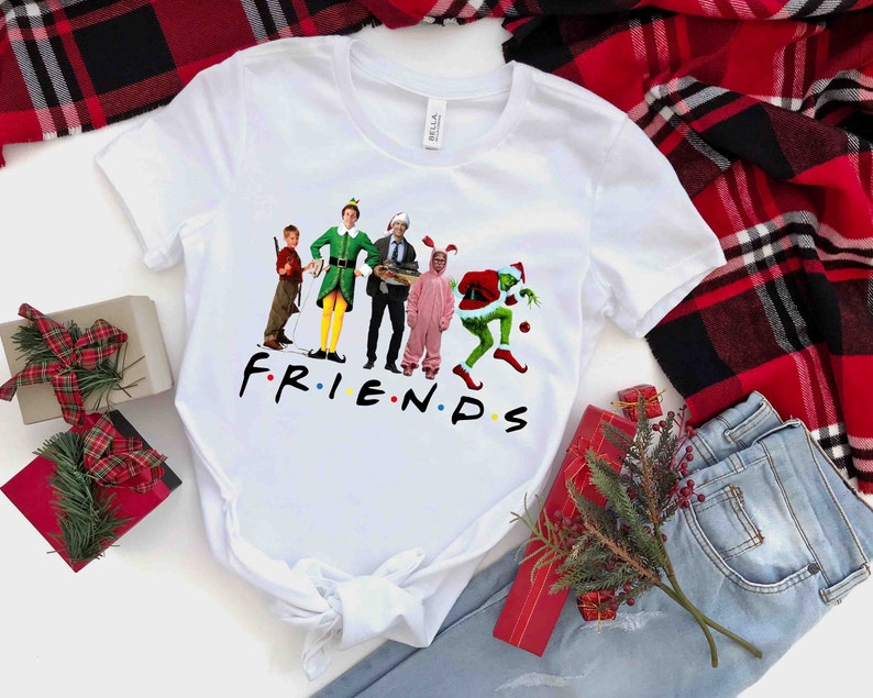 Christmas Friends Squad Shirt, Friends Christmas shirt, Friends X-mas Shirt