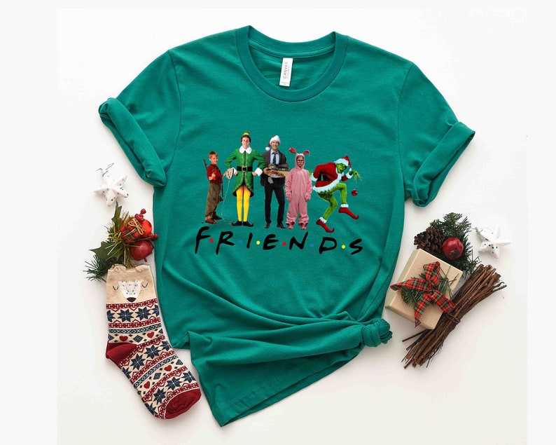 Christmas Friends Squad Shirt, Friends Christmas shirt, Friends X-mas Shirt