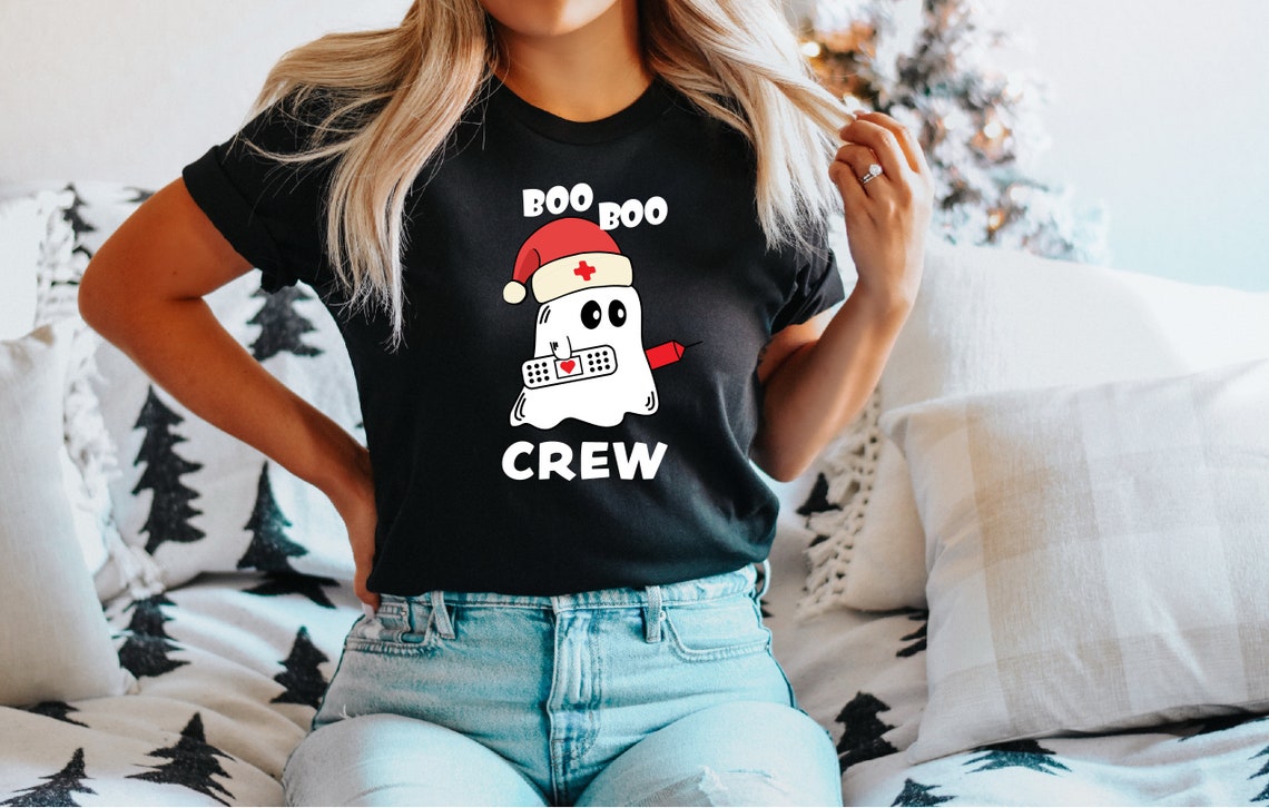 Christmas Shirt Gift For Nurses, Boo Boo Crew Shirt