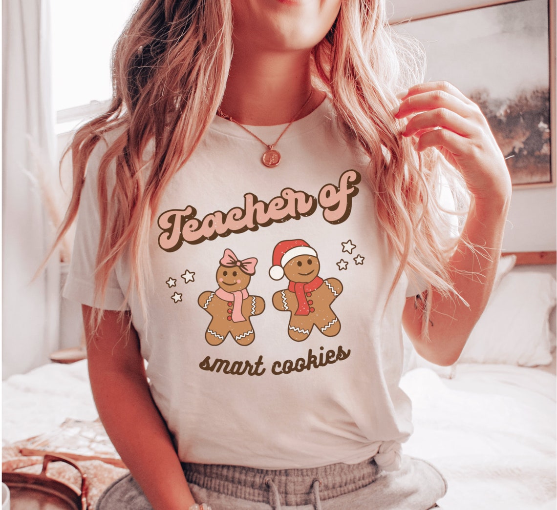 Christmas Teacher Shirt, My Students Are Smart Cookies Tee