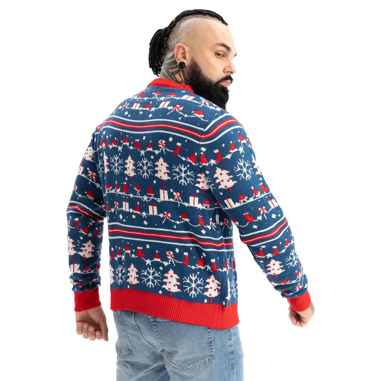Classic Retro Funny Ugly Mens Christmas Sweater