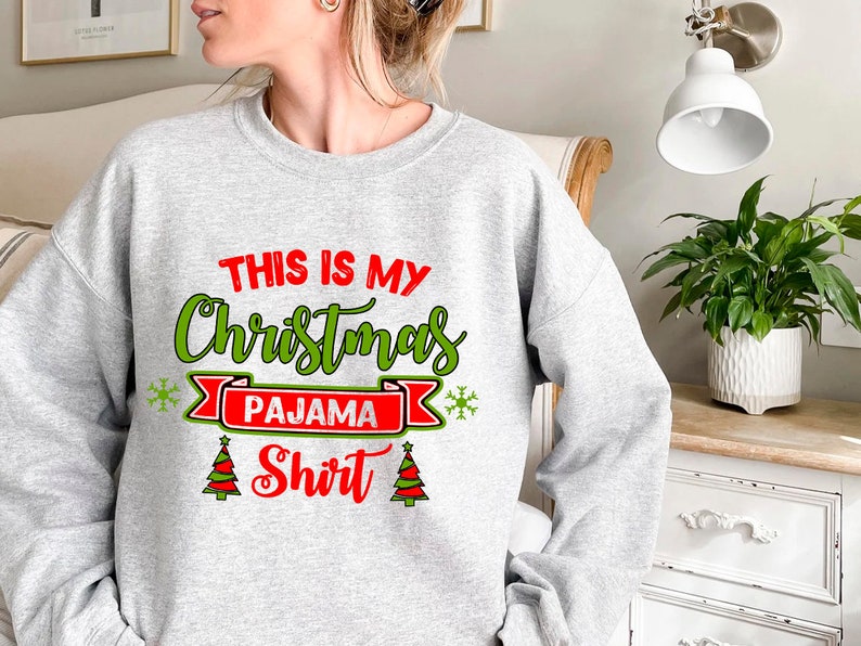 Cozy Holiday Pullover, Xmas Vibes Pajama