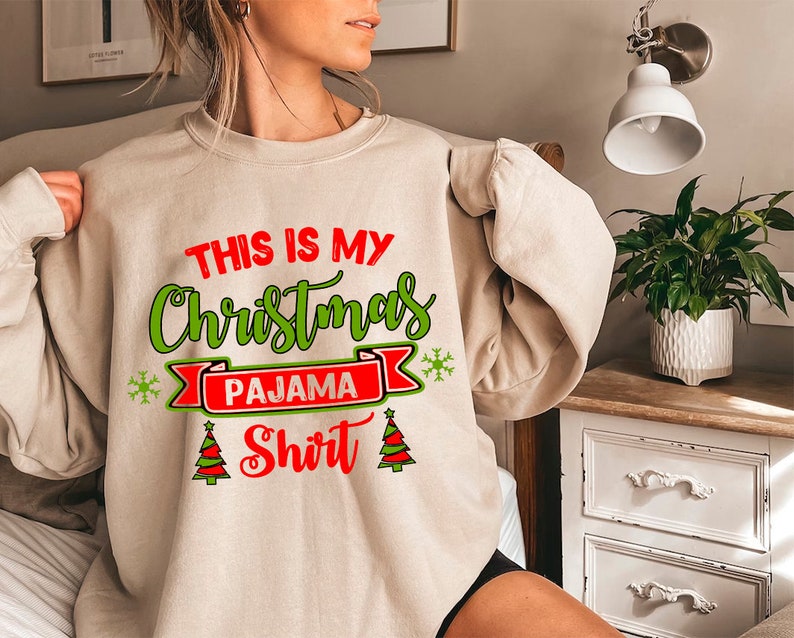Cozy Holiday Pullover, Xmas Vibes Pajama