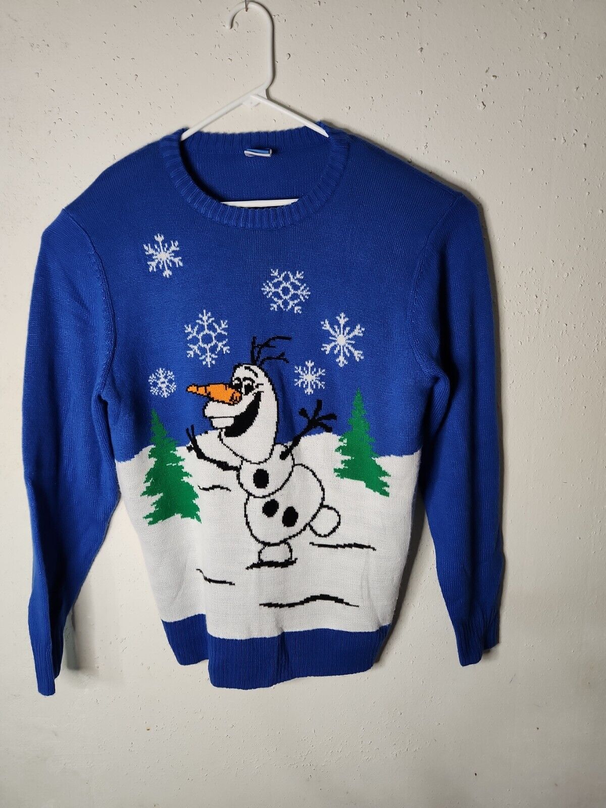 Rijk Afwijzen pijp Disney Olaf Holiday Sweater Men's Christmas Long Sleeve Sweater - StirTshirt