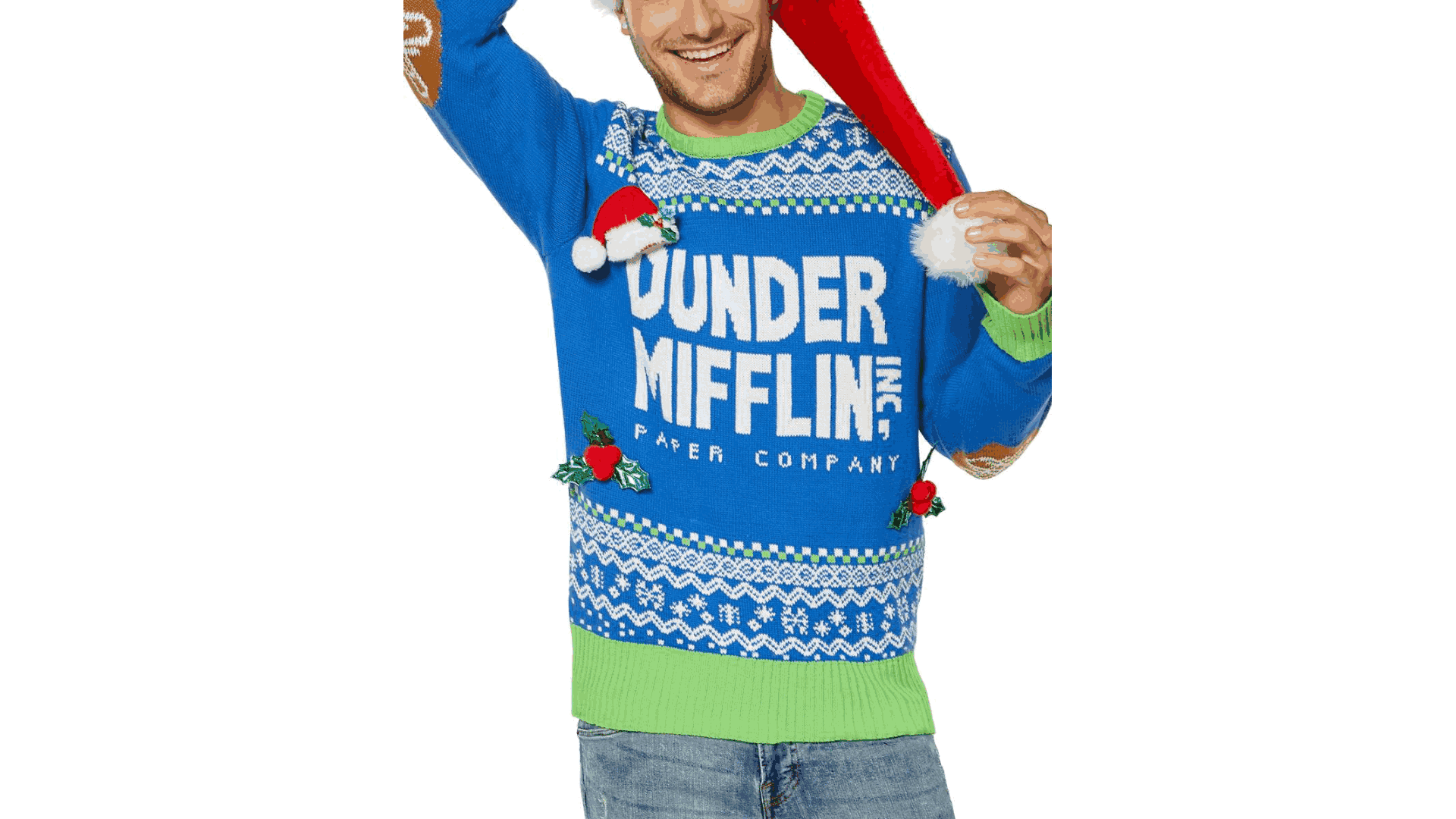 Dunder Mifflin Ugly Christmas Sweater The Office