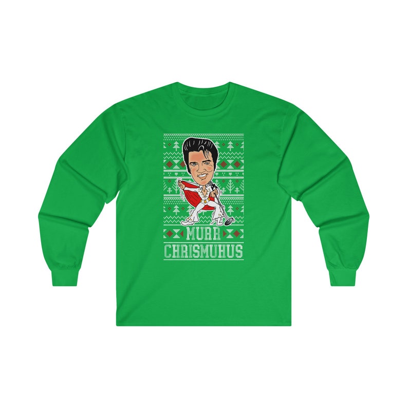 Elvis Christmas T-Shirt, Ugly Christmas Sweater