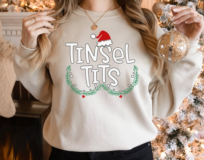 Funny Couples Christmas Shirts, Jingle Balls and Tinsel Tits