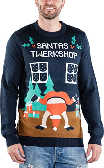 Funny Twerking Santa Christmas Sweater