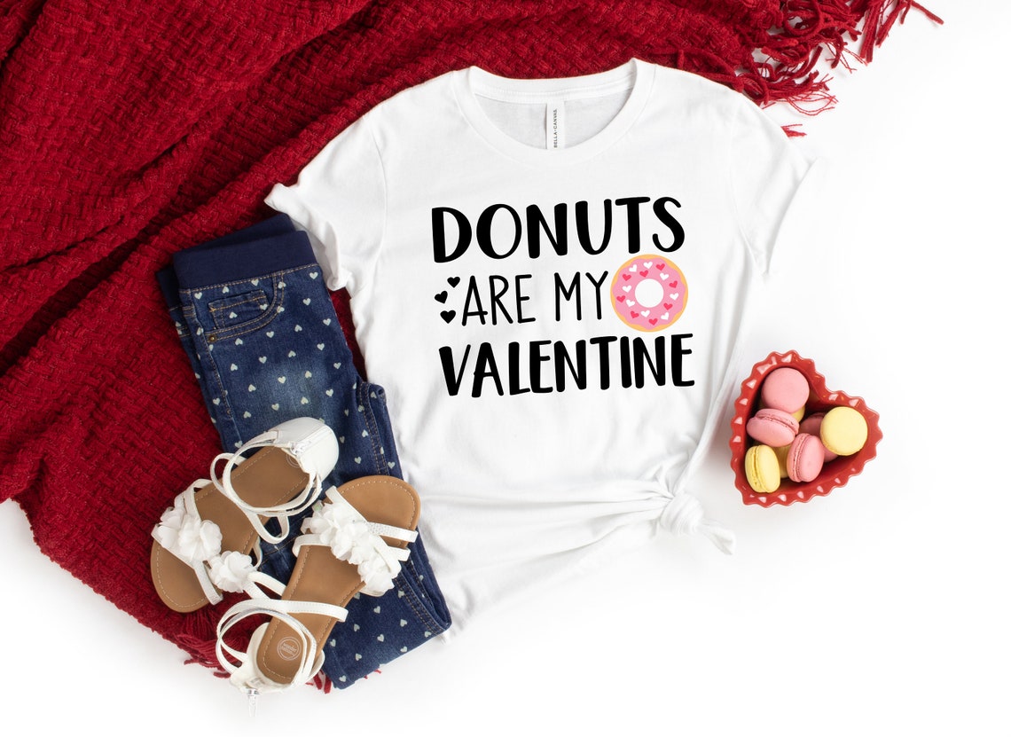 Funny Valentines Shirt, Donuts are My Valentine Shirt