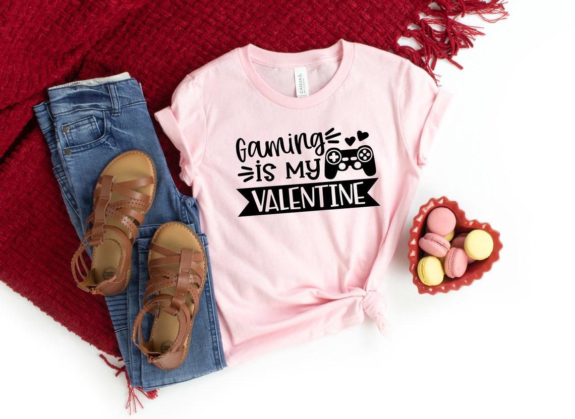 Gaming is My Valentine Shirts, Gamer Shirts
