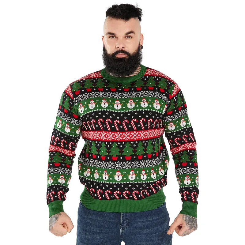 Get Your Fairisle Freak On Mens Funny Ugly Christmas Sweater