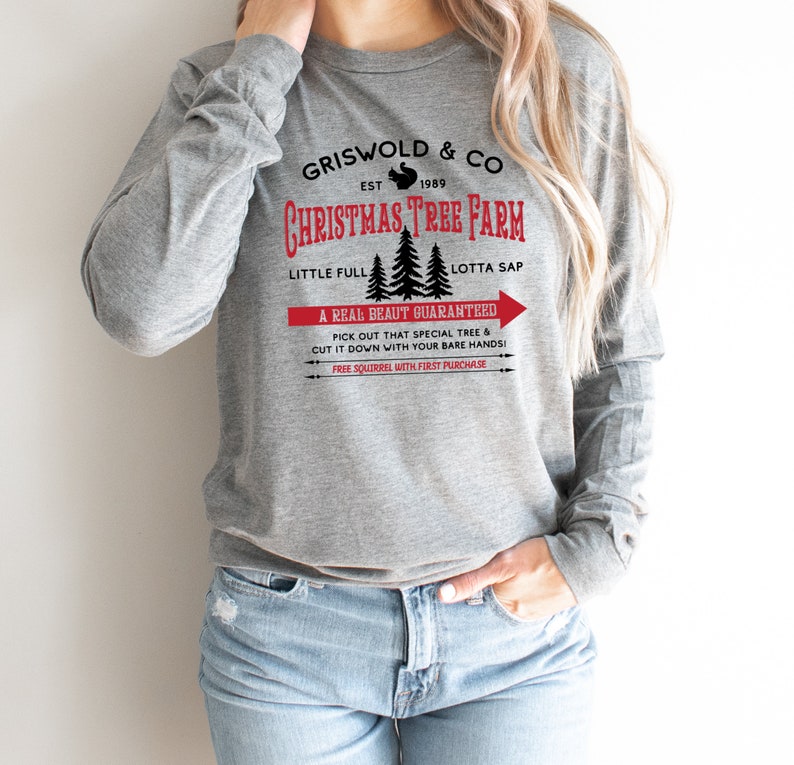 Griswold Christmas tree long sleeve shirt