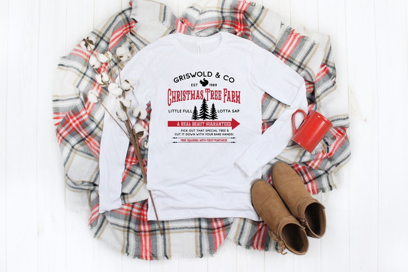 Griswold Christmas tree long sleeve shirt