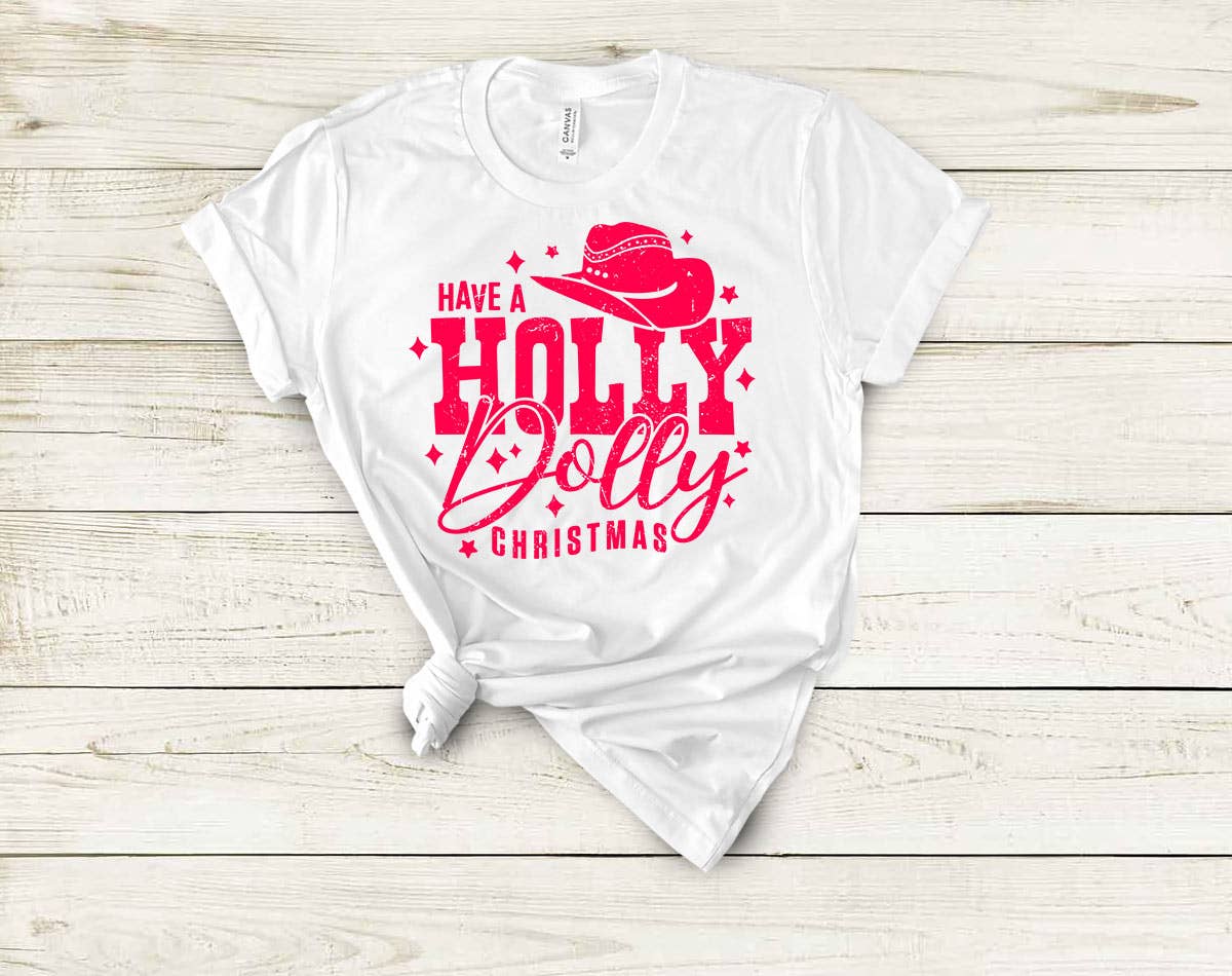 Holly Dolly Christmas - Funny Christmas Shirt