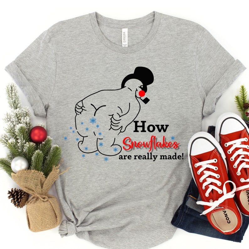 How Snowflake Are Really Made, Funny Snowman Shirt