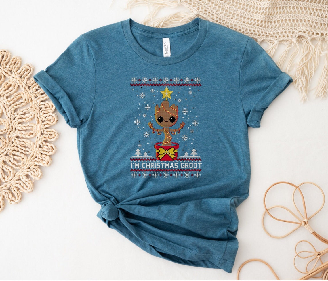 I Am Groot Christmas Shirt Baby Groot