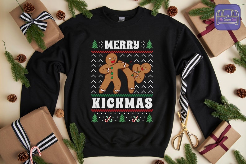 Karate Ugly Christmas Sweater