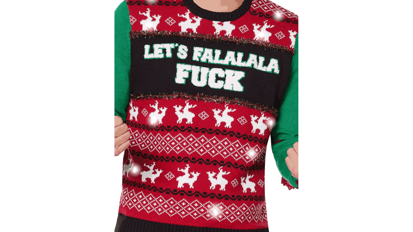 Let's Falalala Fuck Ugly Christmas Sweater