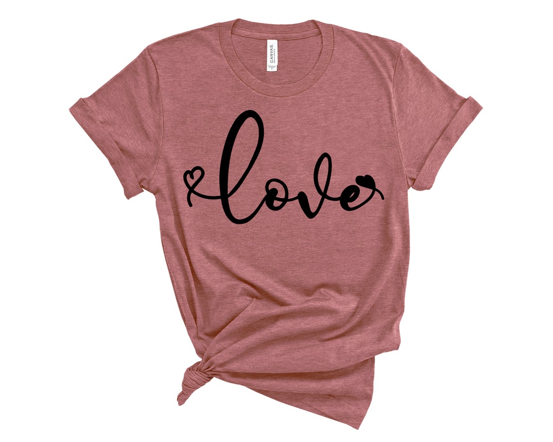 Love Shirt, Cute Love Shirt with Hearts, Boyfriend and Girlfriend Gift