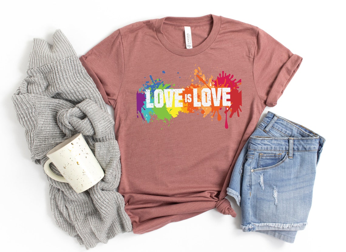 Love is Love Shirts, Valentine's Shirt, Valentine's Day Shirt, LGBT Shirt