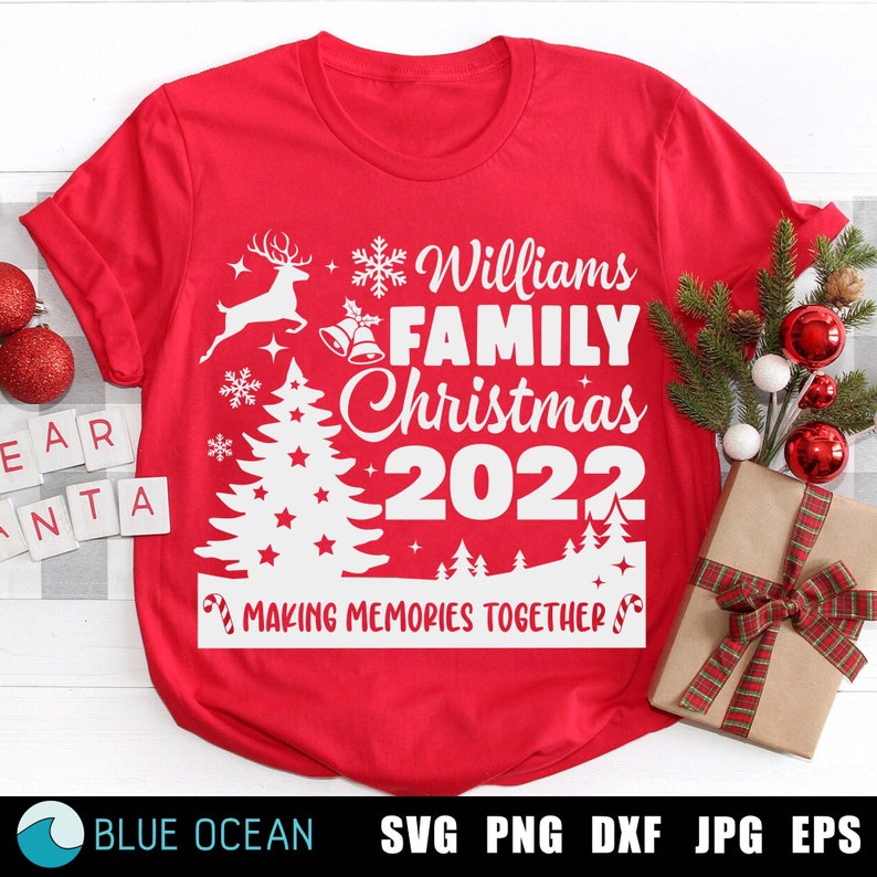 Making memories together, Christmas family shirt