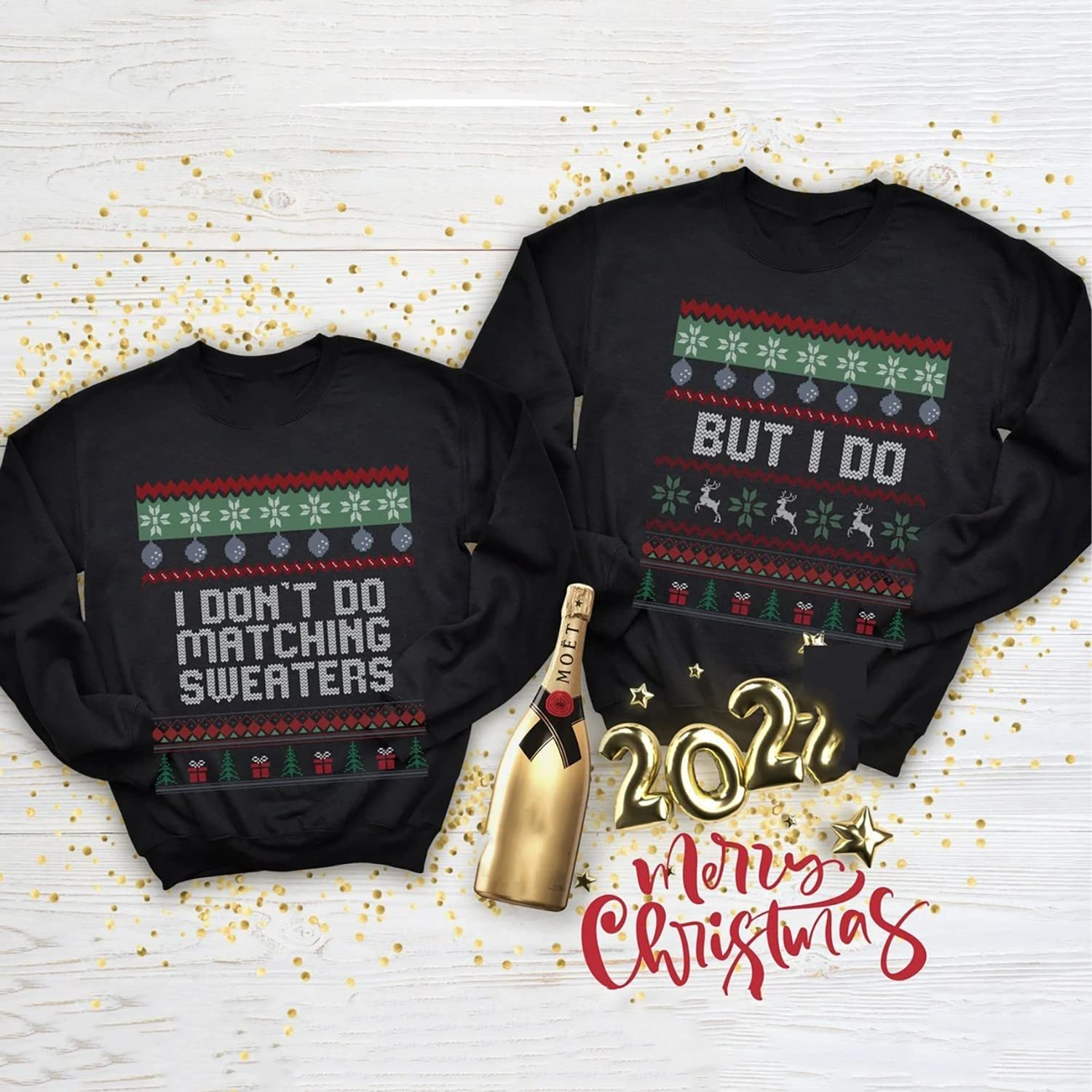 Matching Christmas Sweaters For Couples