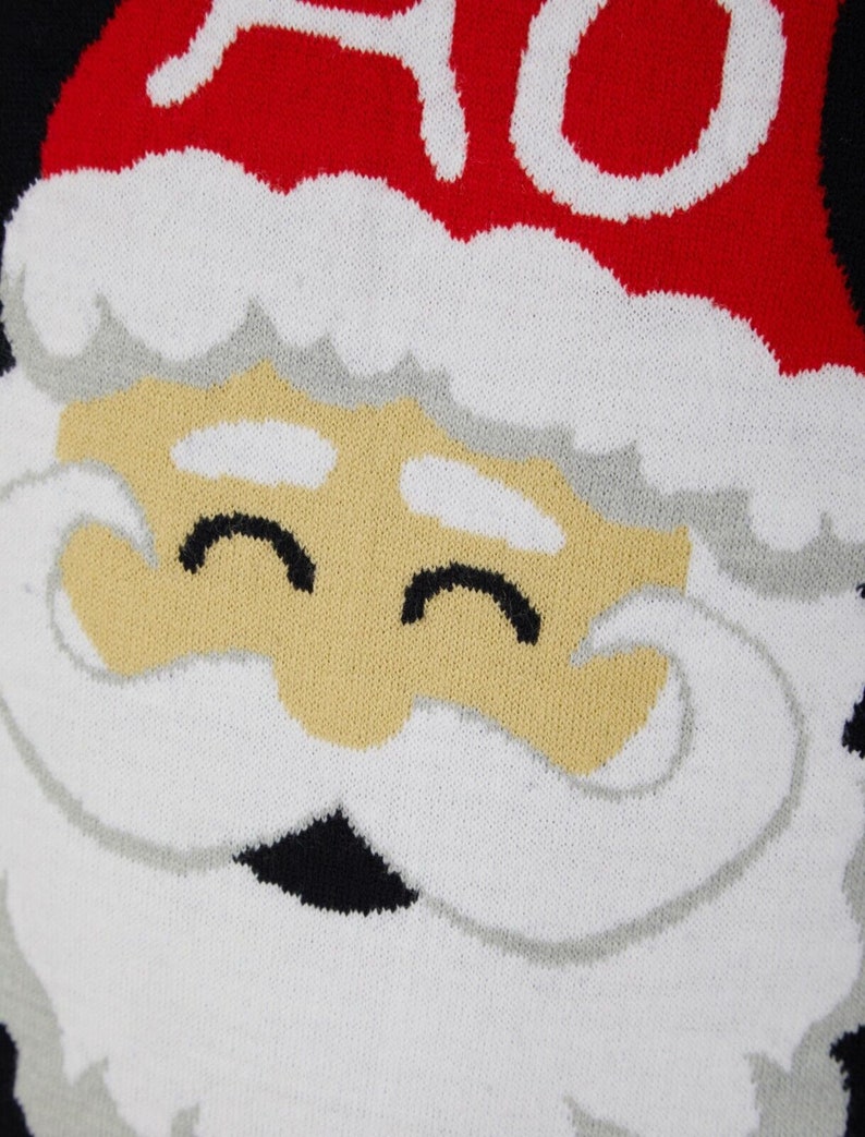 Mens Christmas Novelty Santa Jumper Crew Neck Xmas Knitted Sweater