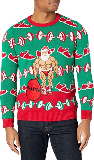 Men's Ugly Christmas Sweater Fitness