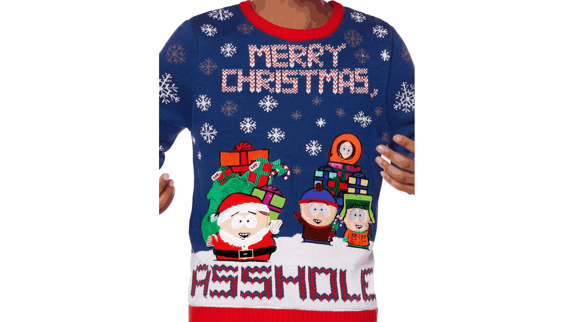 Merry Christmas Asshole Ugly Christmas Sweater South Park