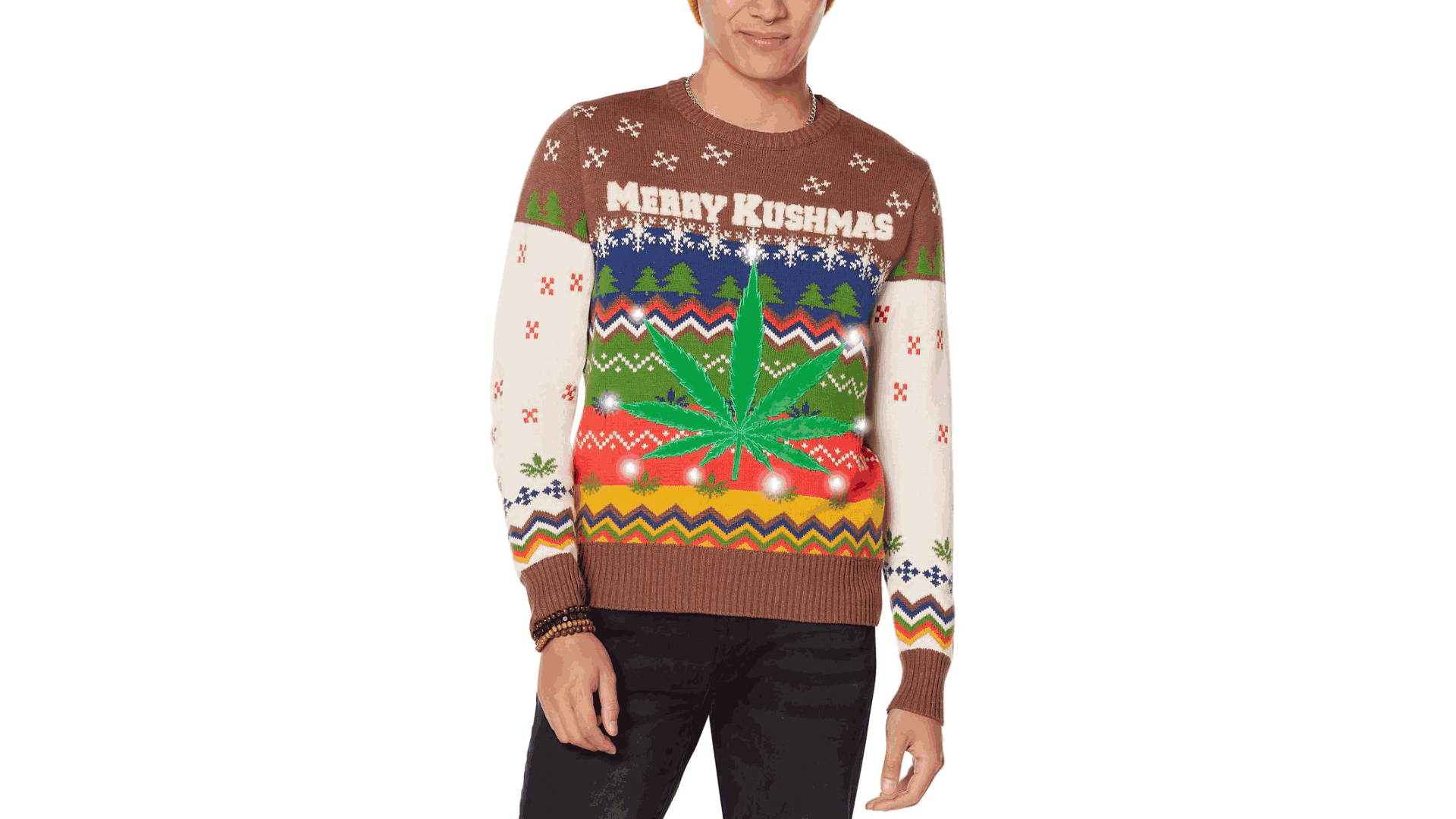 Merry Kushmas Ugly Christmas Sweater