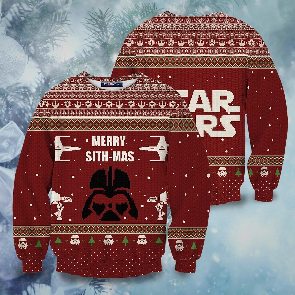 Merry Sith-Mas Knitted Sweater Ugly Christmas Shirt