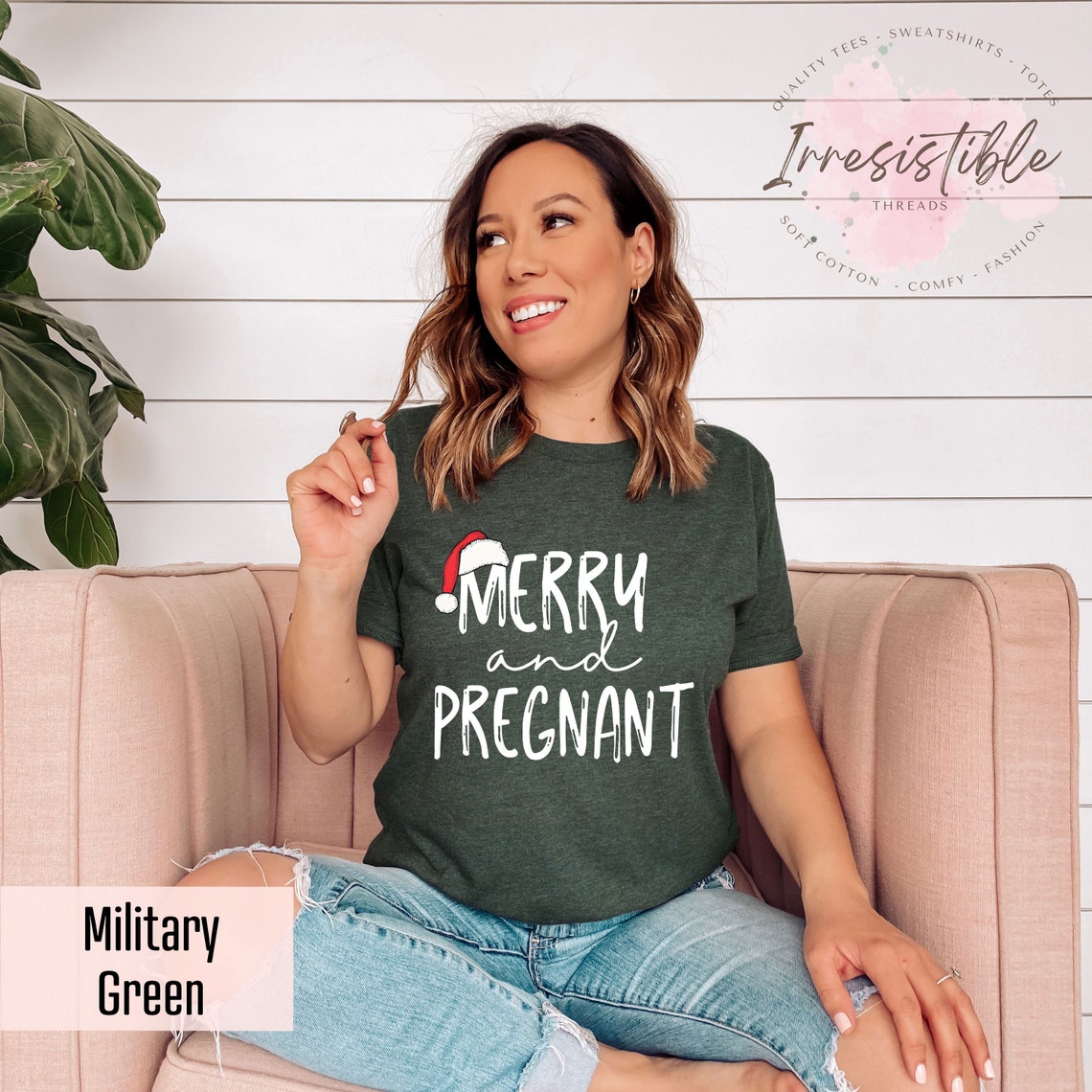 Funny Christmas Maternity Shirt, Cute pregnancy shirt - StirTshirt