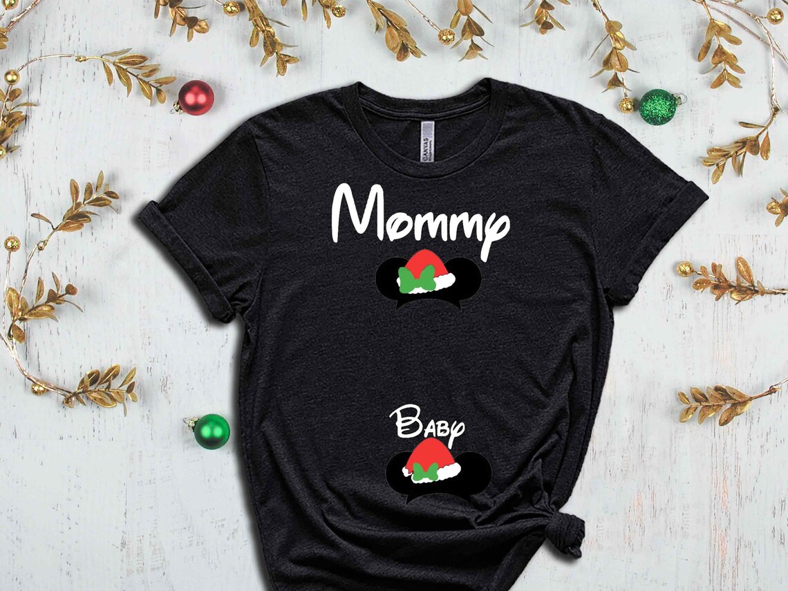 Mommy Baby Christmas Shirt Christmas Time