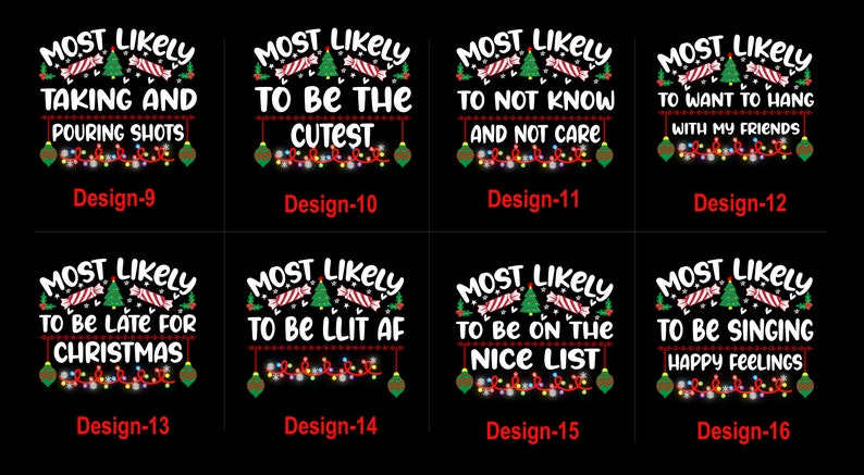 Most Likely To Shirt, Most Likely To Party, Family Shirt, most likely to, Christmas shirt, Christmas Pajamas, Funny Shirts