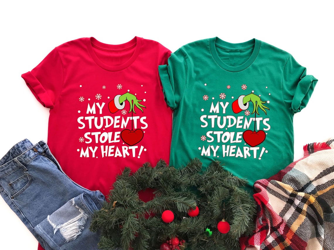 My Students Stole My Heart Christmas Shirt