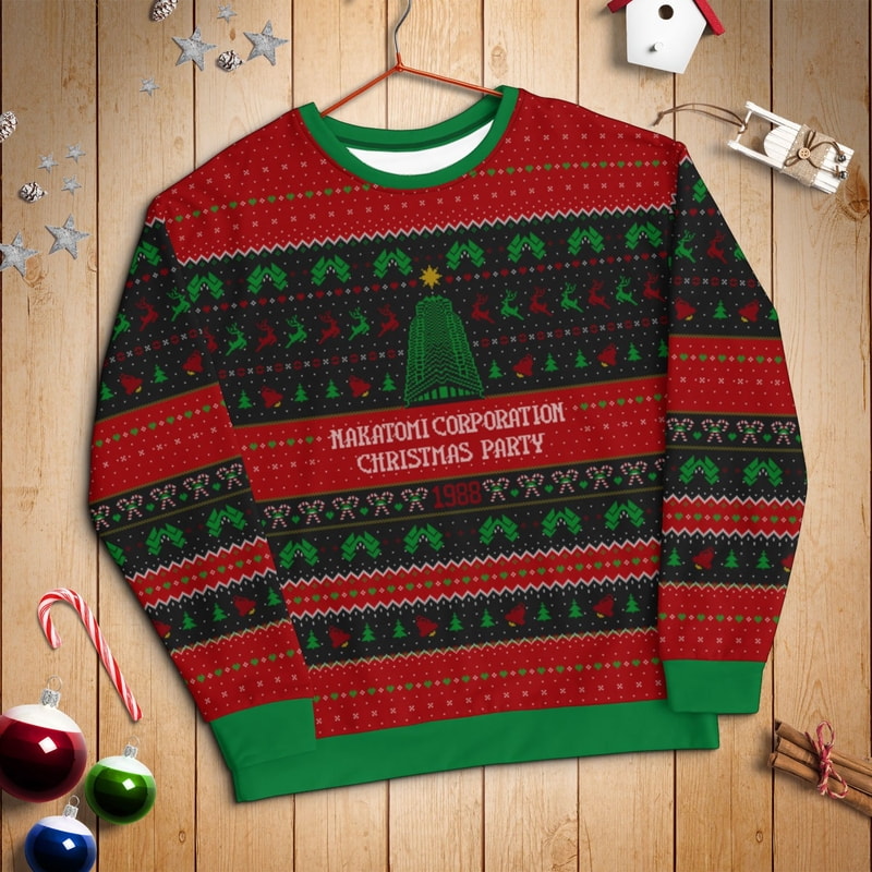 Nakatomi Corporation Christmas Party 1988 Sweater