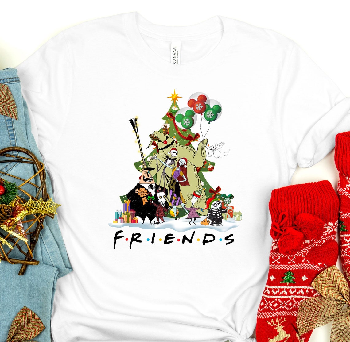 Nightmare Before Christmas Shirt, Christmas Friends