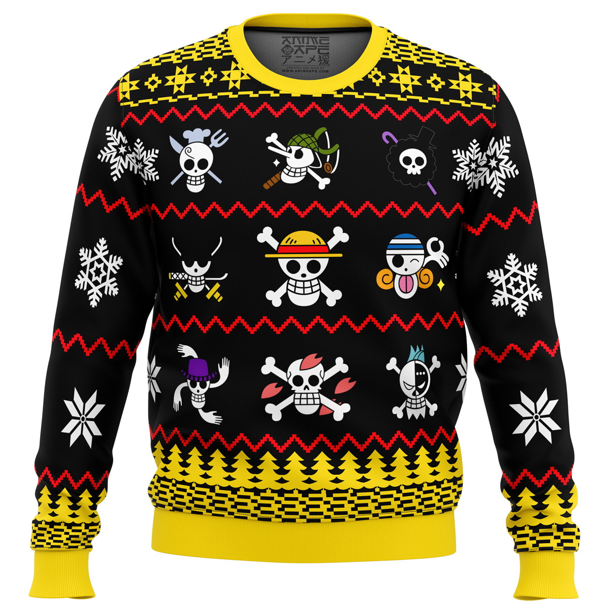 One Piece One Piece Flags Christmas Sweater