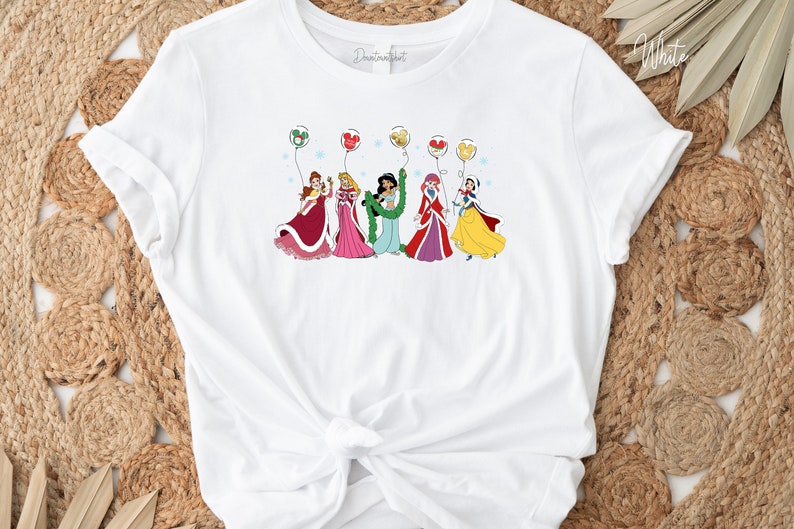 Princess Christmas Shirt, Disney Princesses Shirt, Disney Besties Shirt