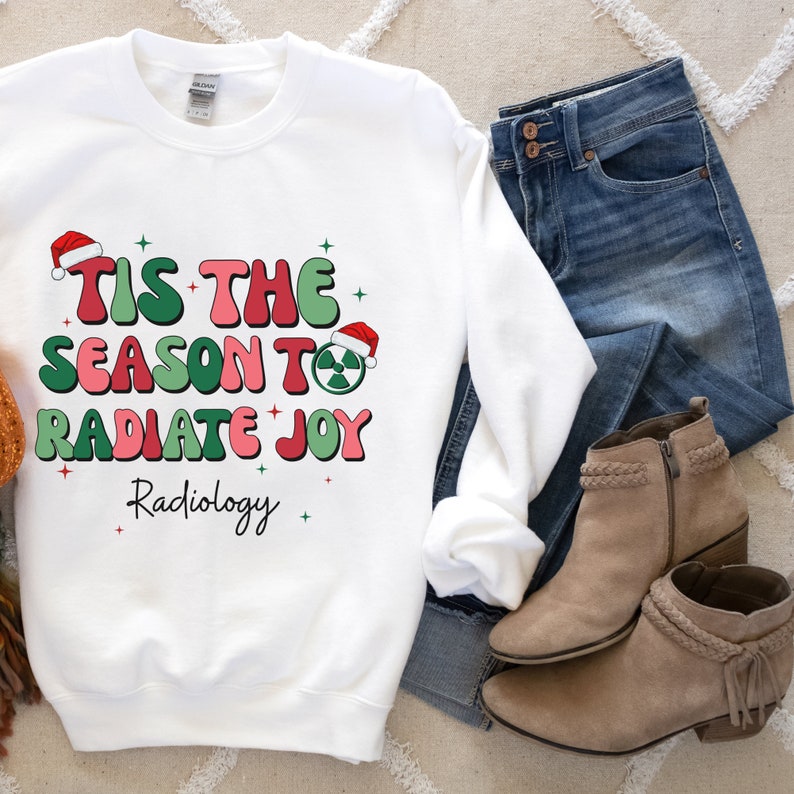 Radiology Sweatshirt, Christmas Radiologist Gifts