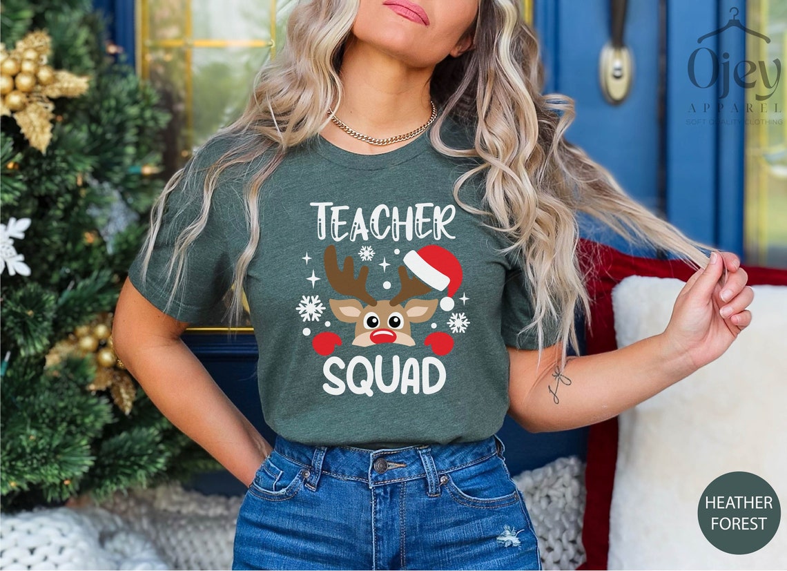 Reindeer Teacher Squad Shirt
