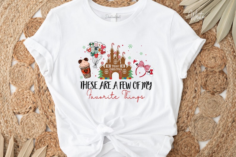Retro These Are a Few of my Favorite Things Disney Christmas Shirt