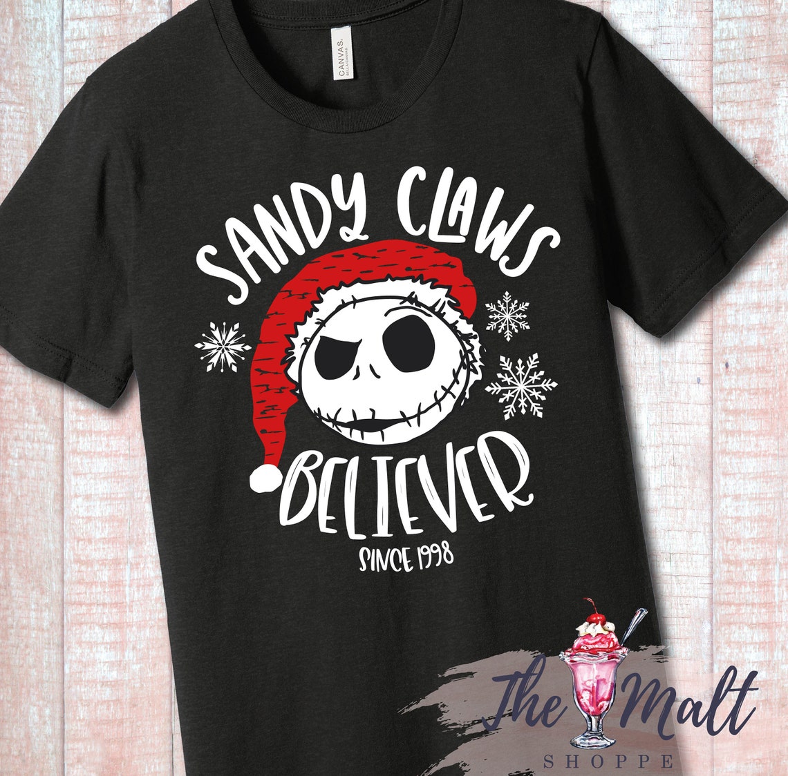 Sandy Claws Believer Inspired by Nightmare Before Christmas