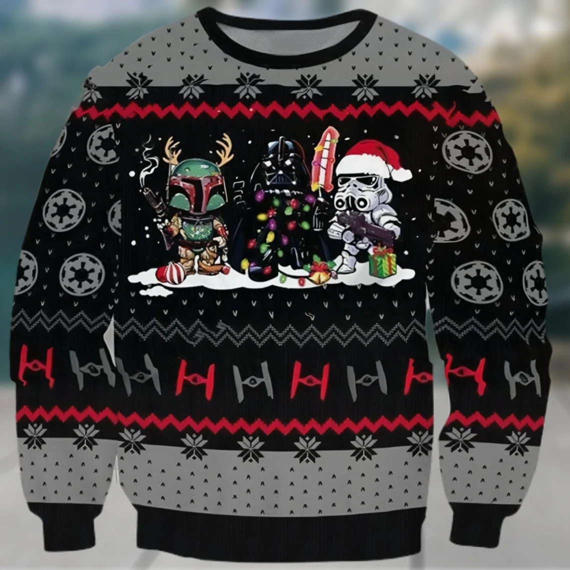 Darth Vader Ugly Knitted Christmas Sweater