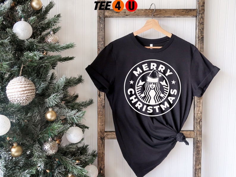 Starbucks Merry Christmas Shirt, Coffee Lover Christmas