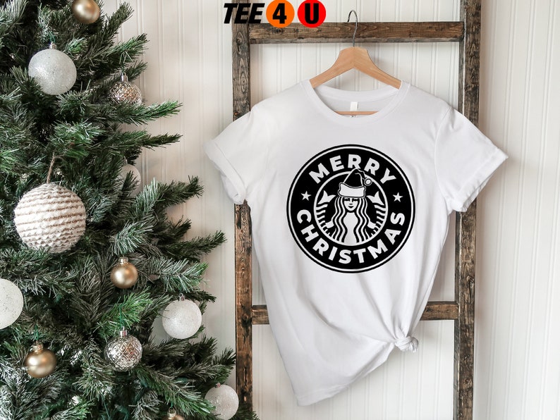 Starbucks Merry Christmas Shirt, Coffee Lover Christmas
