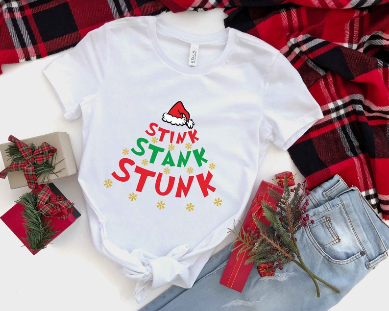 Stink Stank Stunk Sweatshirt, Long Sleeve Christmas Shirt